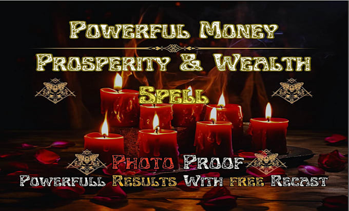 Gig Preview - Cast a prosperity spell for long lasting abundance and fortune