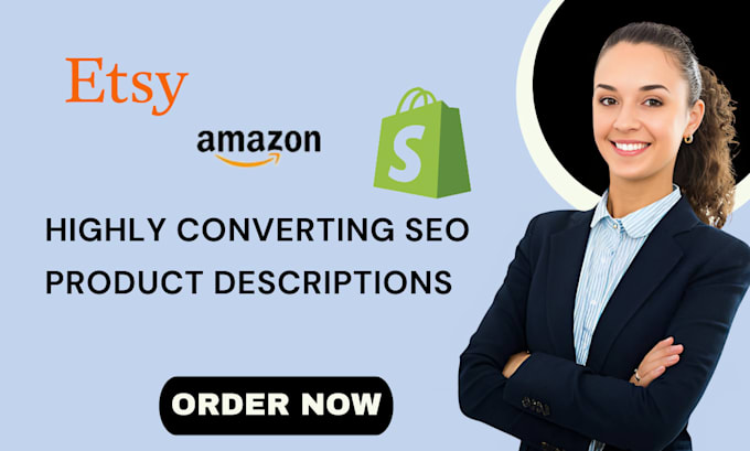 Gig Preview - Write product descriptions etsy SEO product listing titles and tags