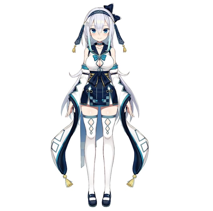 Gig Preview - Design and rig a high quality live2d model for vtuber