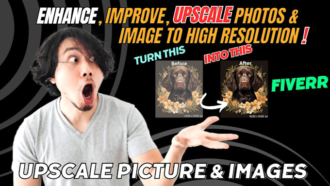 Bestseller - upscale your photos and ai images to crystal clear quality