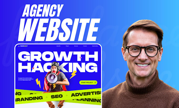 Gig Preview - Create a converting digital marketing website or agency website