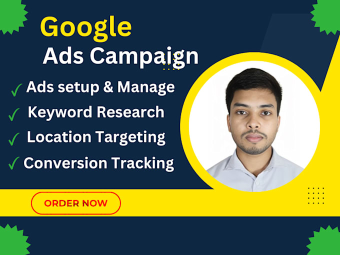 Gig Preview - Google ads management  setup PPC ads manager adwords