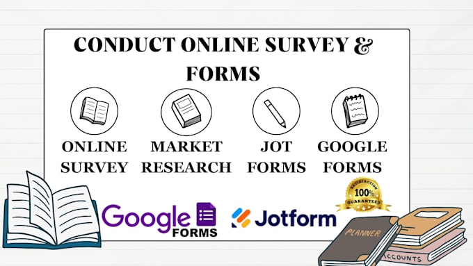 Gig Preview - Conduct online market research survey, google forms and questionnaire