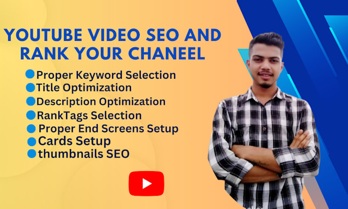 Gig Preview - Do youtube video SEO, and optimization channel growth and video promotion,