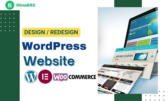 Gig Preview - Custom wordpress website development professional and responsive designs