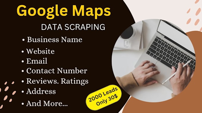 Gig Preview - Scrape google maps data business leads