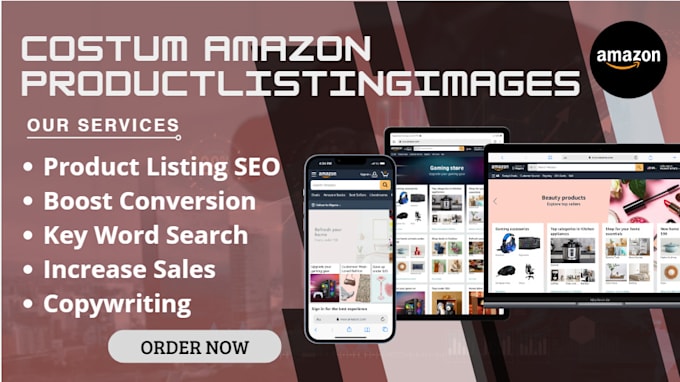 Gig Preview - Create or edit amazon product listing with SEO description