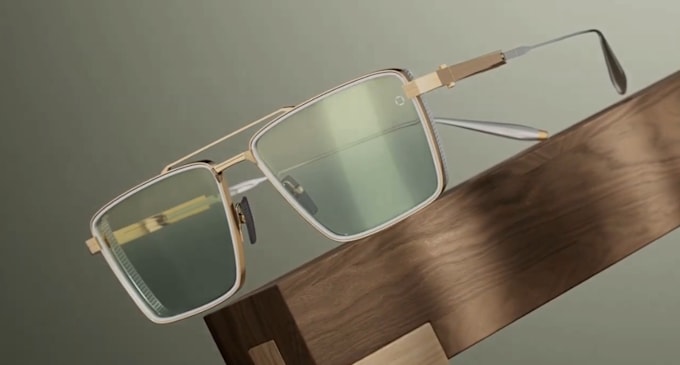 Gig Preview - Render 3d sunglasses animation, 3d sunglasses design, eyewear model, cgi eyewear