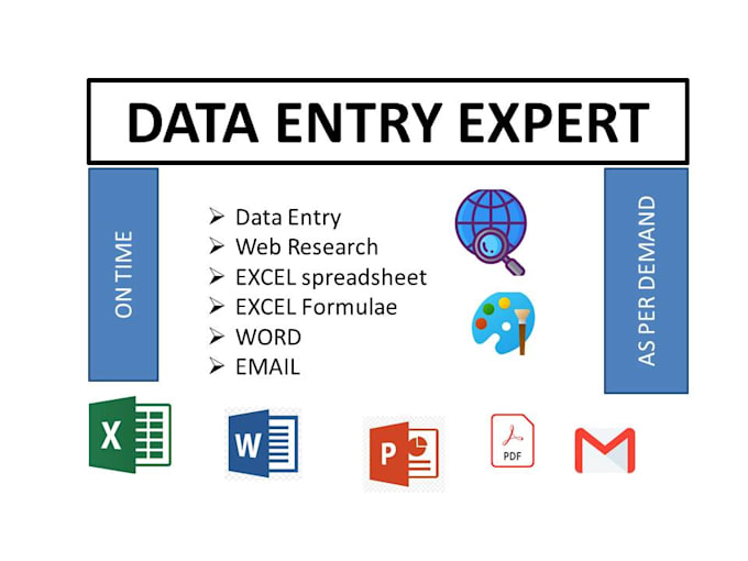 Gig Preview - Do data entry, copy paste and web research