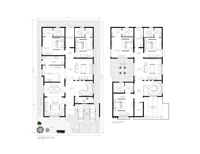 Gig Preview - Draw architectural floor plan, house plan using autocad