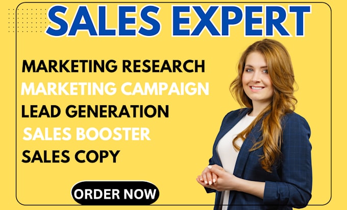 Gig Preview - Be your sales representative, generate b2b sales lead, close deal, telemarketing