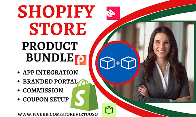 Gig Preview - Setup shopify store product bundle zoorix bundler easy product bundles rebolt