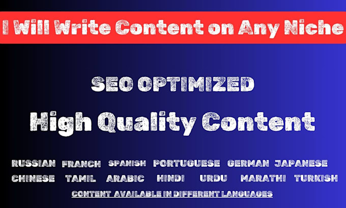 Gig Preview - Write SEO optimized blog post and articles on any niche