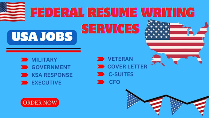 Gig Preview - Provide ats federal resume writing and ksa responses for USA jobs