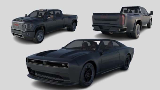 Gig Preview - Do 3d car modeling 3d rc car model 3d design truck model for 3d printing