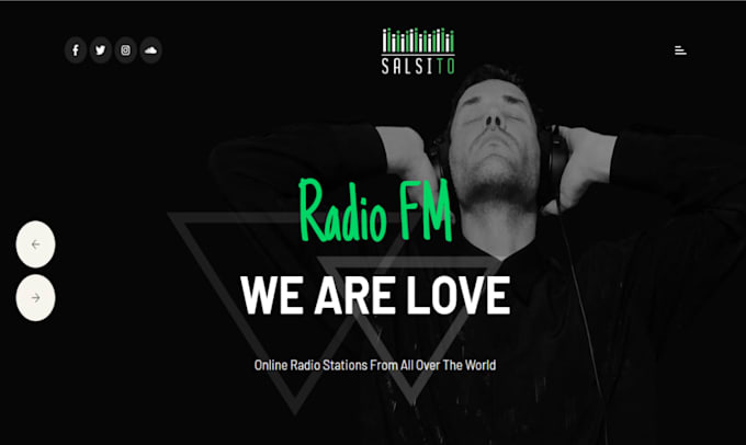 Gig Preview - Design radio station website, radio website, online radio