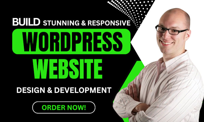 Gig Preview - Build professional wordpress website development business website or blog design