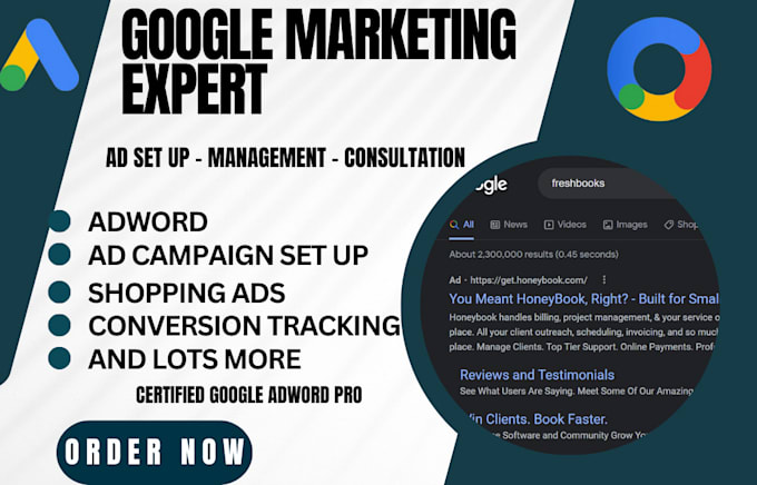 Bestseller - be your google ads expert, set up go0gle adwords, PPC ads manager, shopping ads