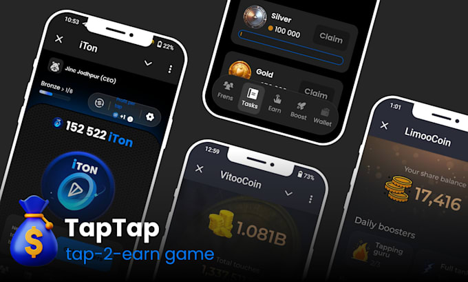 Gig Preview - Develop a tap to earn bot like hamster kombat and tapswap