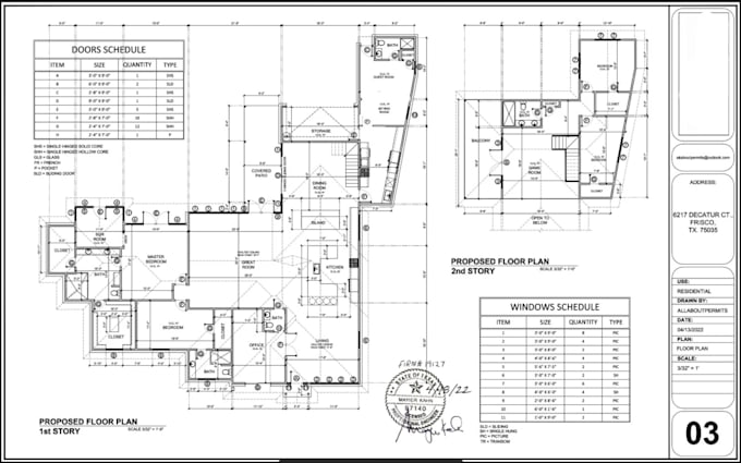 Gig Preview - Draw floor plan, framing plan, and mep for city permit