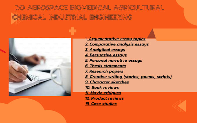 Gig Preview - Do aerospace biomedical agricultural chemical industrial engineering