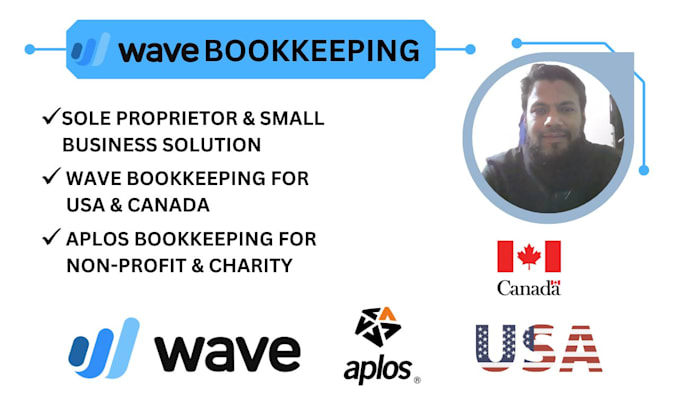 Gig Preview - Do set up, reconcile, accounting and bookkeeping in wave app