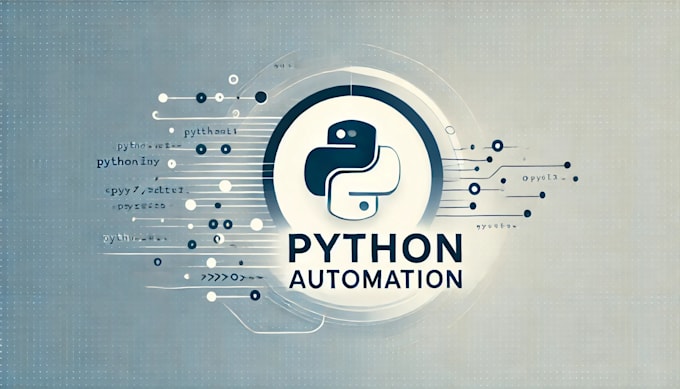 Gig Preview - Create custom python automation scripts, web scraping