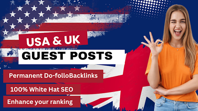 Gig Preview - Provide guest posting service on USA blog, USA guest post, UK guest post