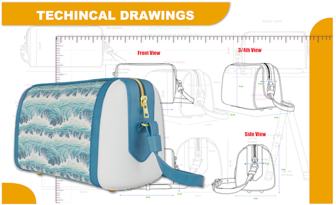 Gig Preview - Provide technical drawing, drawing, technical, cad, fashion