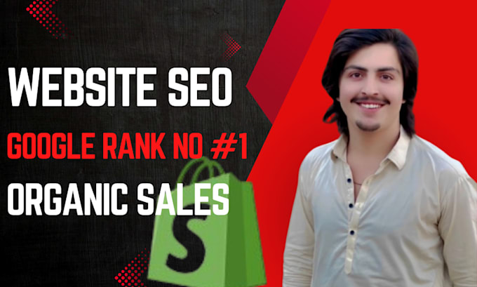 Gig Preview - Do shopify seo for 1st page ranking on google