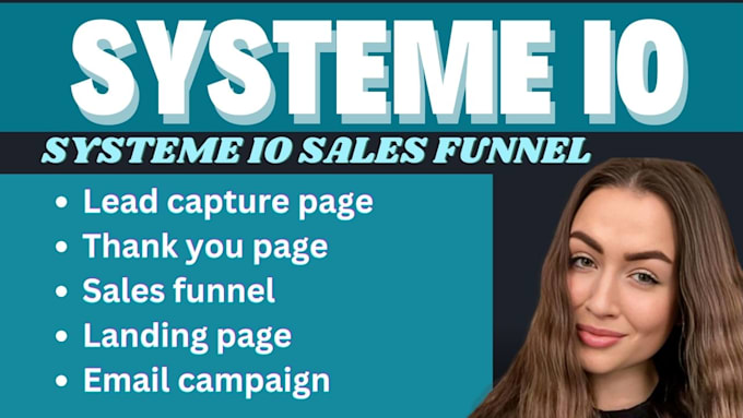 Gig Preview - Design systeme io sales funnel, systeme io funnel for cannabis website