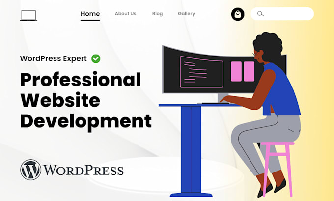 Gig Preview - Build you a professional wordpress business website