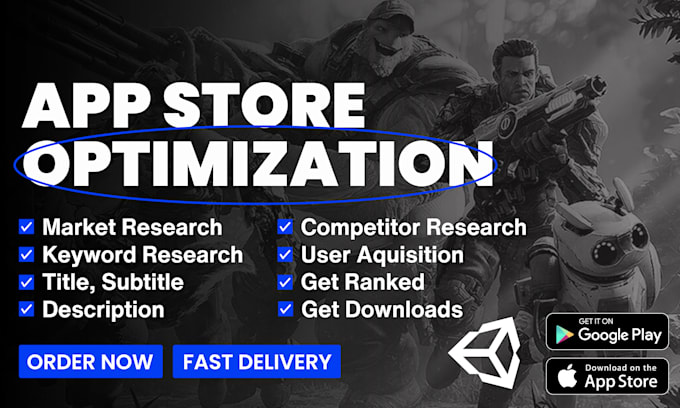 Gig Preview - Do app store optimization for apps and games