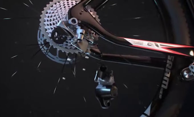 Gig Preview - Make 3d bicycle animation 3d bike animation 3d assembly video with exploded view