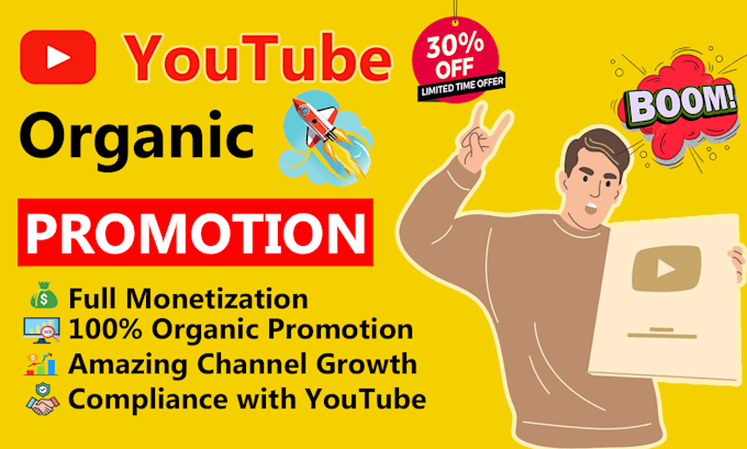 Gig Preview - Do organic youtube video promotion