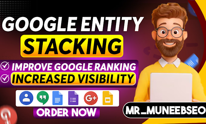 Gig Preview - Create google maps authority stacking entity and rys stacking for local seo