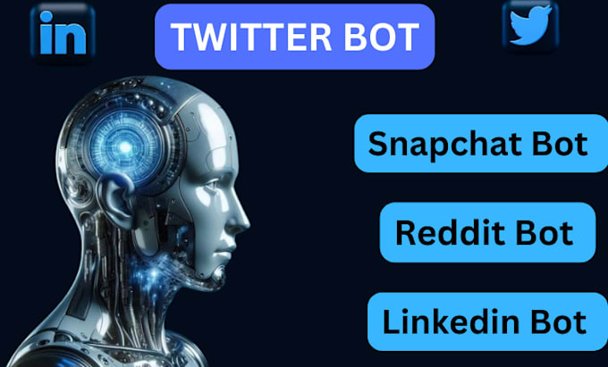 Gig Preview - Create social media bot, snapchat bot, snapscore bot, reddit, twitch, linkedin