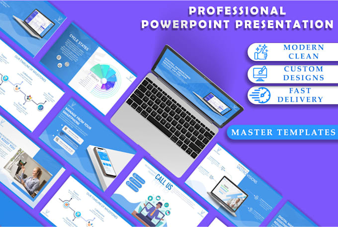 Gig Preview - Design powerpoint presentation with revisions and animations