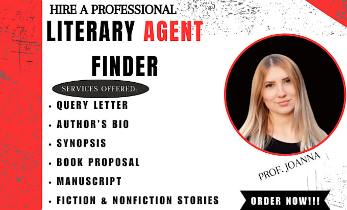 Gig Preview - Find literary agents for your book, write book proposal, query letter, synopsis