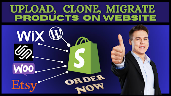 Gig Preview - Migrate clone shopify to woocommerce integrate autods transfer etsy ecwid store