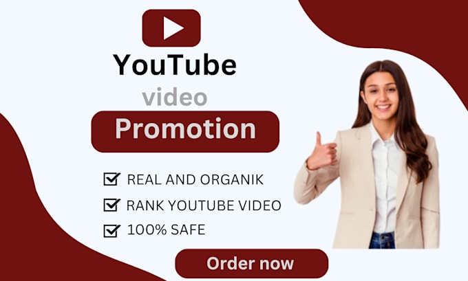 Gig Preview - Do organic youtube video promotion for your channel growth