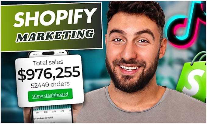 Gig Preview - Do shopify dropshipping store marketing, shopify promotion, shopify ad for sales