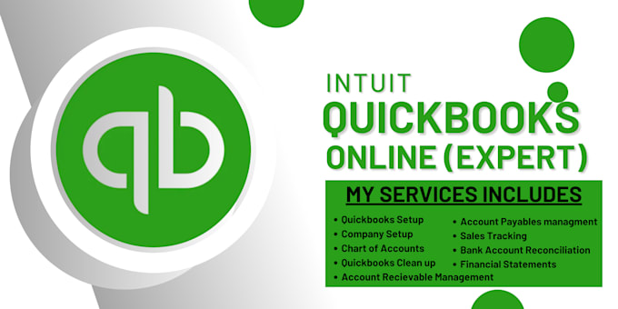 Gig Preview - Do quickbooks online setup and provide bookkeeping