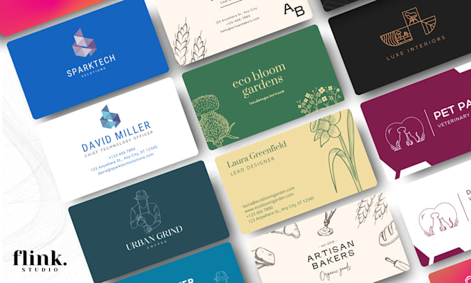 Bestseller - design aesthetic business cards with a custom logo