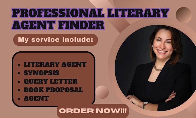 Gig Preview - Find literary agent, write query letter, critique, synopsis, book proposal