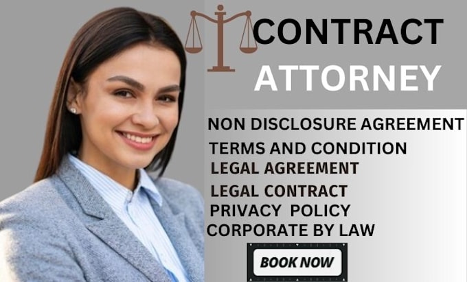 Gig Preview - Write your legal contracts, agreements, nda, terms and conditions