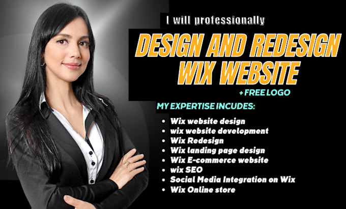 Gig Preview - Build wix website, redesign wix website, wix website design