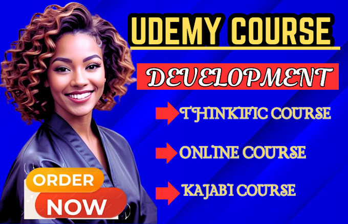 Gig Preview - Do online course development  thinkific course online course kajabi course