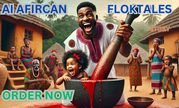 Gig Preview - Make high passive income captivating  ai african folktale movies and videos