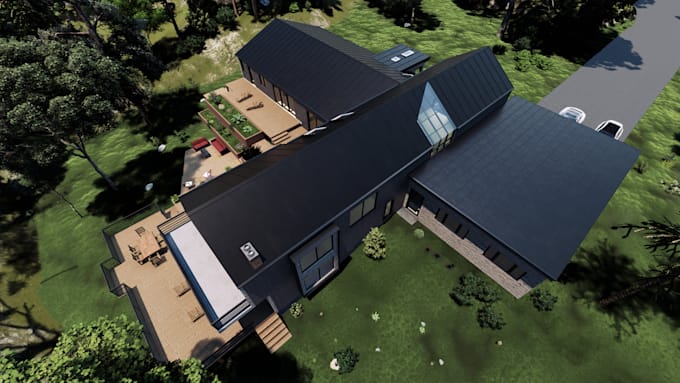 Gig Preview - Create realistic exterior rendering for your building design